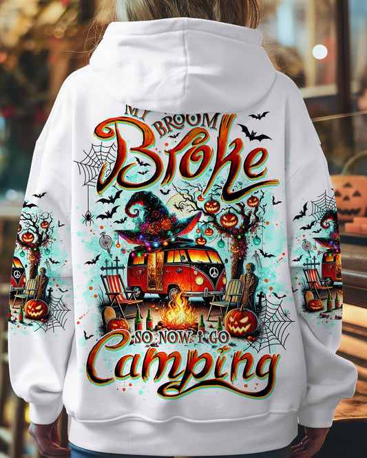 Maxcorners My Broom Broke So Now Halloween Camping All Over Print LM2101