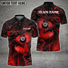 Maxcorners Billiards 8 Ball Fire Dragon Personalized Name, Team Name Unisex Shirt ( 4 Colors )