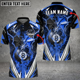 Maxcorners Billiards Thunder Space Dragon Personalized Name, Team Name Unisex Shirt ( 6 Colors )