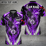 Maxcorners Billiards Thunder Space Dragon Personalized Name, Team Name Unisex Shirt ( 6 Colors )