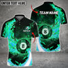 Maxcorners Breath Of Fire Billiards Personalized Name, Team Name 3D Shirt ( 6 Colors )