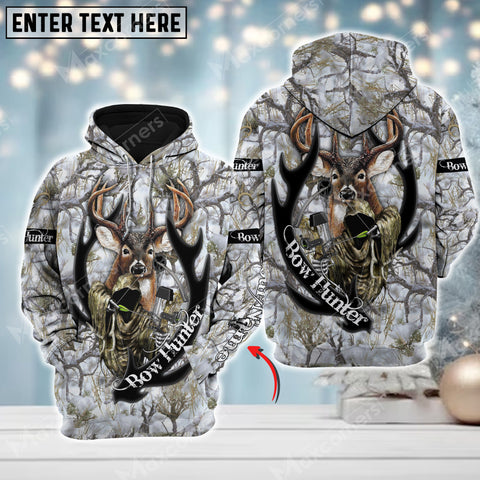 Maxcorners Custom Name Bow Hunter 3D All Over Printed Clothes