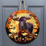 Maxcorners Moose Hunting Halloween Wooden Sign