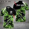 Maxcorners Player Billiards 8 Ball Grunge Multi Color Options Personalized Name 3D Shirt