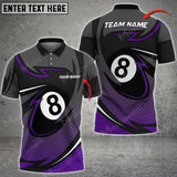 Maxcorners Billiards 8 Ball Pool Personalized Name, Team Name Unisex Shirt ( 6 Colors )