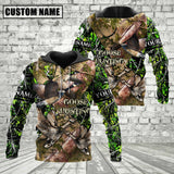 Maxcorners Custom Name Goose Hunting Camo Style Shirt 3D All Over Printed Clothes
