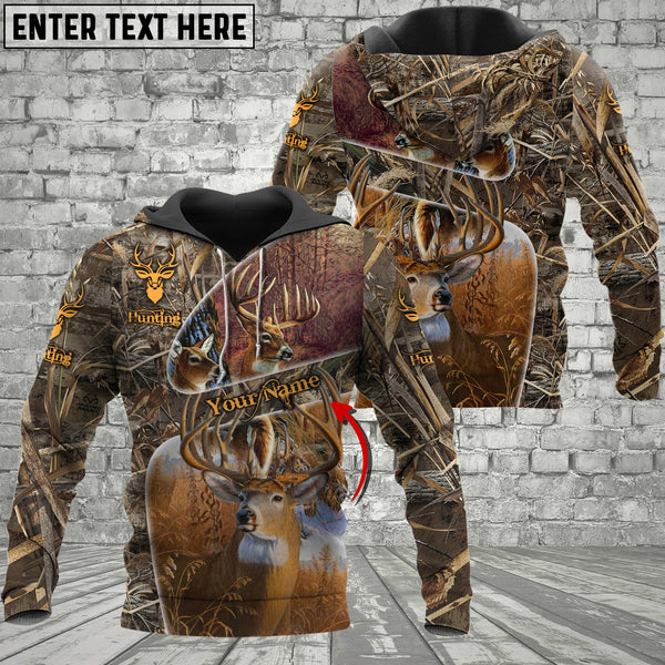 Maxcorners Custom Name Deer Hunting Camo 3D All Over Printed Clothes