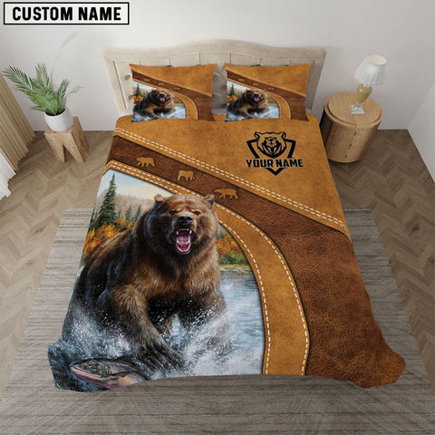 Maxcorners Bear Hunting Art Bedding Set