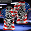 Maxcorners Billiards Expert Accessories Personalized Name 3D Shirt