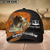 Maxcorners Personalized Name Beagle Rabbit Hunting 3D Caps