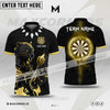 Maxcorners Darts Black Panther Multicolor Option Customized Name 3D Shirt