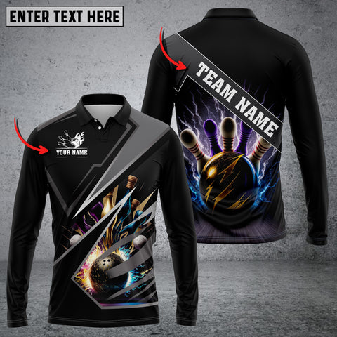 Bowling Long Sleeve 3D Shirts