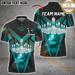 Maxcorners Classic Player Bowling Jersey Multicolor Options Personalized Name, Team Name 3D Shirt