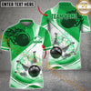 Maxcorners Ball And Pins Water Bowling Jersey Multicolor Options Personalized Name, Team Name 3D Shirt