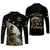 Maxcorners I'd Rather Be Fishing, Bigfoot Fishing SPF Shirt, Fishing Jersey, Gift For Fisherman