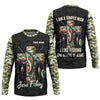 Maxcorners I Like Fishing And Believe In Jesus, Camo Fishing Shirt, Fishing UPF Shirts, Jesus Fishing Shirt, Gift For Fishermen
