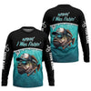 Maxcorners Wishin I Was Fishin UV Shirts For Men, Long Sleeve Fishing Shirts, Fishing UPF Shirts, Funny Fishing Shirt