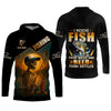 Maxcorners Fish And Beer, Skeleton Fishing, Funny Fishing Shirts, SPF Shirts For Men, Long Sleeve Top