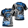 Maxcorners Fishing Makes Me Happy UV Shirts For Men, SPF Long Sleeve Shirts, Breathable Long Sleeve Shirt