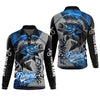 Maxcorners Fishing Makes Me Happy UV Shirts For Men, SPF Long Sleeve Shirts, Breathable Long Sleeve Shirt