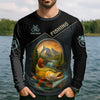 Maxcorners Fish Around Find Trout Fishing Graphic Tees, Hooded Sun Shirt, Personalized Fishing Gifts, UV Shirts For Men