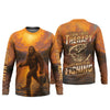Maxcorners Bigfoot Fishing Shirt, Fishing Therapy SPF Shirts For Men, Fishing UPF Shirts, UV Shirts For Men