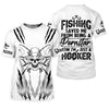 Maxcorners Fishing Saved Me from Being Pornstar, Skull Fishing SPF Shirt, Fish Shirt Funny, Gift For Fisherman