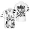Maxcorners Fishing Saved Me from Being Pornstar, Skull Fishing SPF Shirt, Fish Shirt Funny, Gift For Fisherman