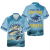 Maxcorners Work Like A Captain Play Like A Pirate Fishing UPF Shirts, Funny Fishing Shirt, Fishing Shirt For Men