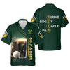 Maxcorners Birdie Bogey Eagle Par Golf And Beer St Patrick's Day Green Golf Tops For Men, Golf Shirts For Men