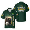 Maxcorners If You Drink Definitely Drive Golf And Beer Black Beer St Patrick's Day Green Golf Tops For Men, Golf Shirts For Men