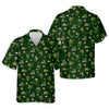 Maxcorners St Patrick's Day Golf Leprechaun Pose Shamrock Golf Shirt, Fun Golf Shirts For Men, Polo For Men