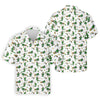 Maxcorners St Patrick's Day Leprechaun Character Golf And Beer White Golf Shirt, Fun Golf Shirts For Men, Polo For Men