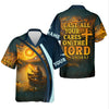 Maxcorners Cast All Your Cares On The Lord Christian Fishing SPF Shirt For Men, Fisherman Gift, Men's Fishing Shirt