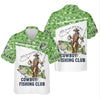 Maxcorners Cowboy Fishing Club Shirt, Personalized Bass Western Long Sleeve For Men, Fishing UPF Shirts
