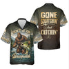 Maxcorners Bassquatch Fishing Shirt, Gone Squatchin' And Catchin' Fishing Shirt, Fishing UPF Shirts