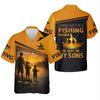 Maxcorners I Asked God For A Fishing Partner He Sent Me My Sons Personalized Fishing UPF Shirt, Christian Fishing Shirt, Gift For Dad