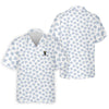 Maxcorners Vitamin G Shamrock Pattern Golf And Beer White Golf Shirt, St Patrick's Day Golf Shirt, Polo Shirts For Men