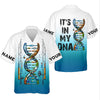 Maxcorners Personalized Fishing DNA Shirt, It's In My DNA Angler Gift For Men, Fishing UPF Shirts