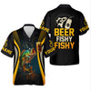 Maxcorners Beer Fishy Fishy Funny Fishing Shirt, SPF Shirt For Men, Fishing And Beer Men's Fishing Shirt