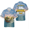 Maxcorners Drunk Frog Fishing with Beer, Funny Personalized Fishing Shirt