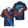 Maxcorners Shark Fishing Shirt, Shark Area Surf's Up The Catch Wave, SPF Shirt For Men, Gift For Fisherman