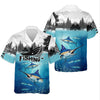 Maxcorners Blue Marlin Fishing SPF Shirt For Men, Performance Fishing Shirts, Gift For Fisherman, Men's Fishing Shirt