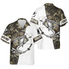Maxcorners Camo White Fishing UPF Shirts, Camouflage Fishing Shirts, Fishing Gifts For Men, Men's Fishing Shirt