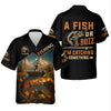 Maxcorners A Fish Or A Buzz I'm Catching Something Fishing UPF Shirts, Performance Fishing Shirts, Fishing Shirts For Men