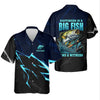 Maxcorners Happiness Is A Big Fish And A Witness Fishing UPF Shirts, Funny Fishing Shirt, Fishing Shirts For Men