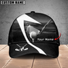 Maxcorners Black Vibe 3D Golf Personalized Name Cap