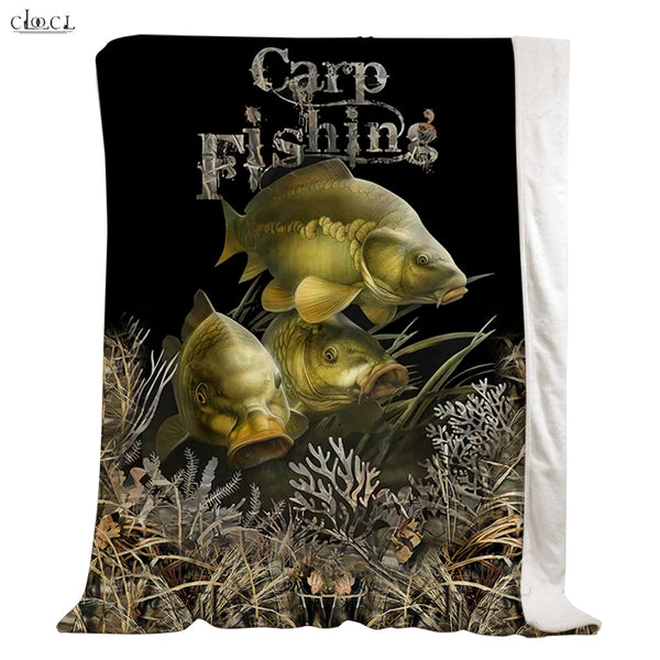 Maxcorners Carp Fishing 3D Quilt - Blanket