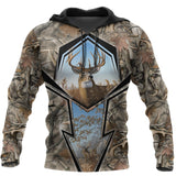 Max Corner Deer Hunting Art 3D All Over Printed Shirts Gift For Hunter