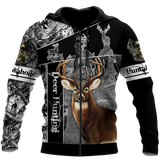 Max Corner Huntaholic 3 Deer Hunting 3D All Over Printed Shirts Gift For Hunter